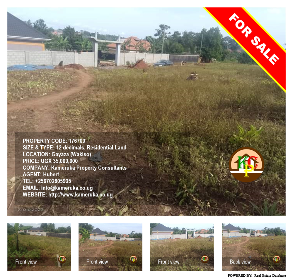 Residential Land  for sale in Gayaza Wakiso Uganda, code: 176700