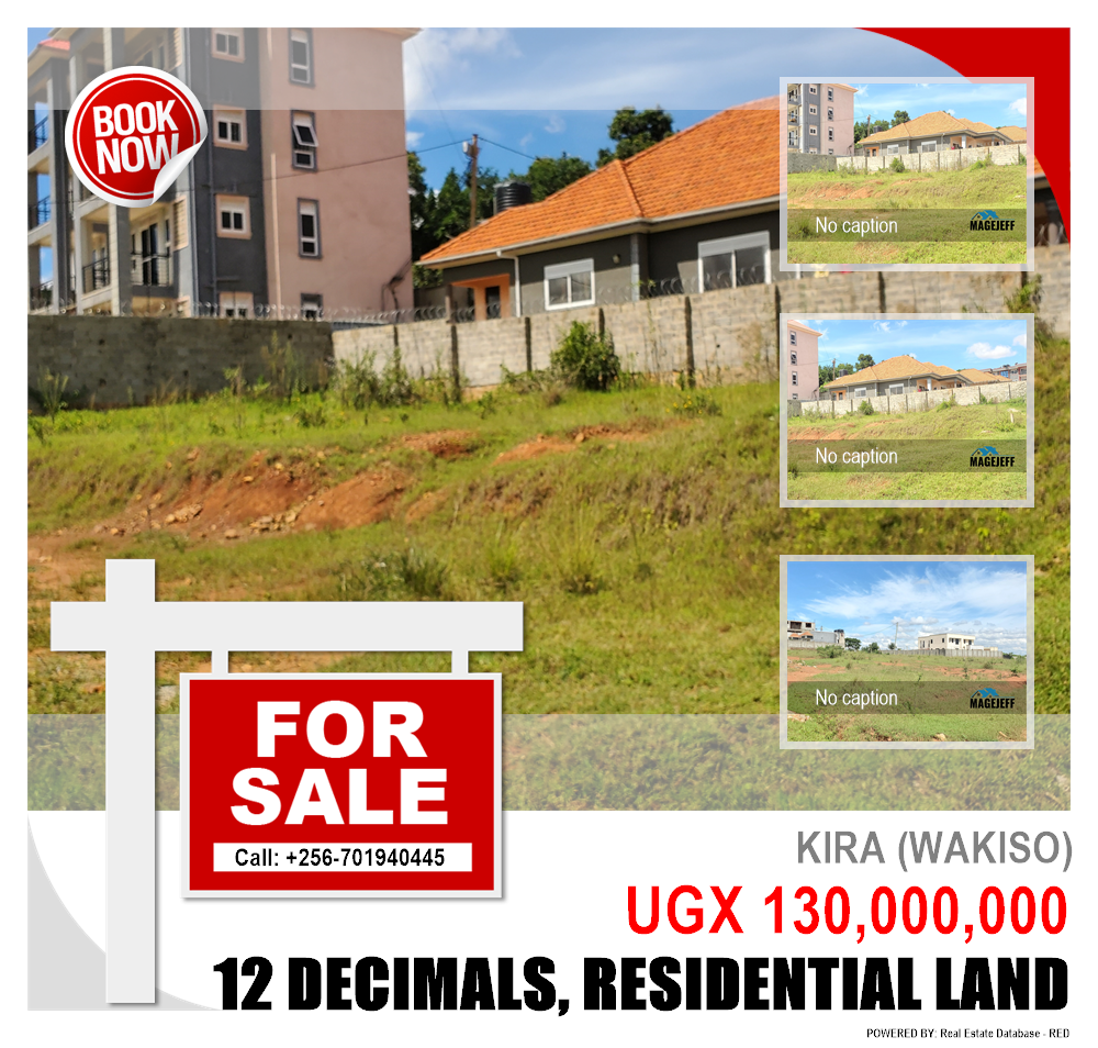 Residential Land  for sale in Kira Wakiso Uganda, code: 176779