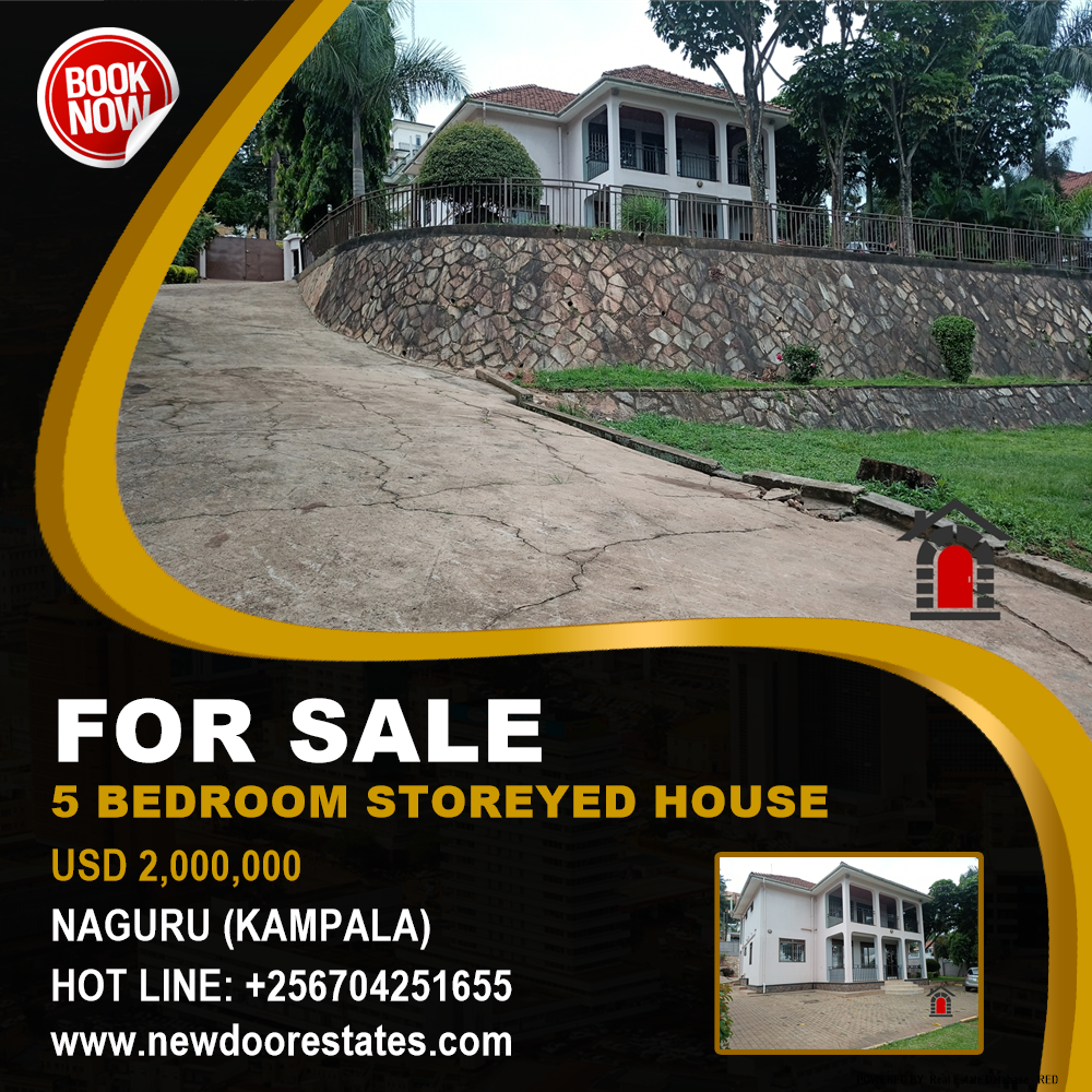 5 bedroom Storeyed house  for sale in Naguru Kampala Uganda, code: 176831