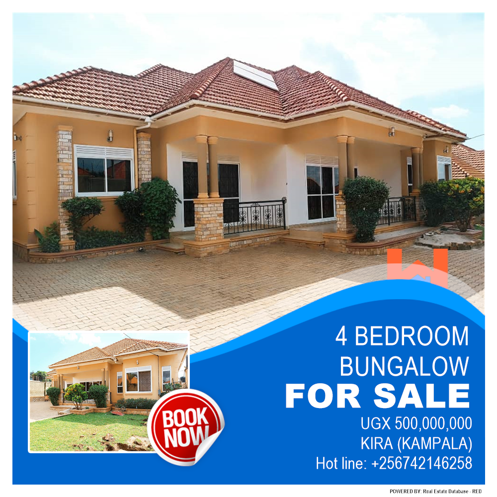 4 bedroom Bungalow  for sale in Kira Kampala Uganda, code: 176899