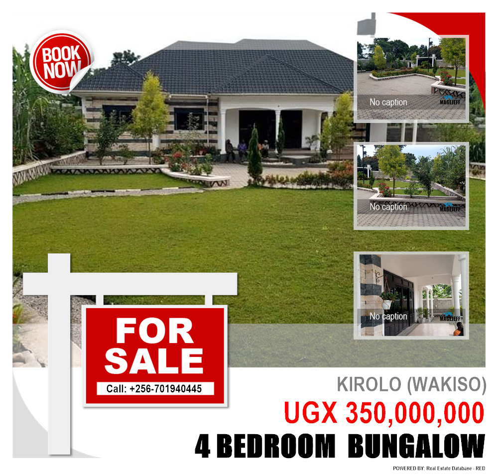 4 bedroom Bungalow  for sale in Kirolo Wakiso Uganda, code: 176901
