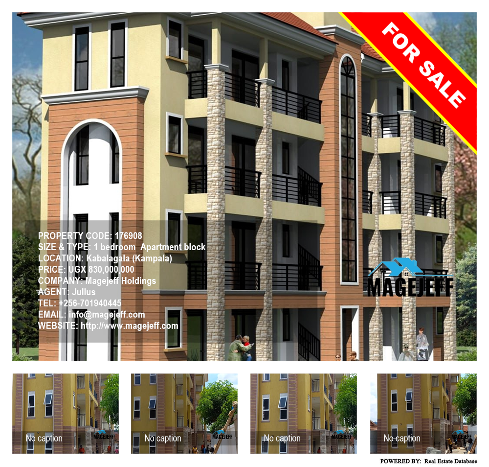 1 bedroom Apartment block  for sale in Kabalagala Kampala Uganda, code: 176908