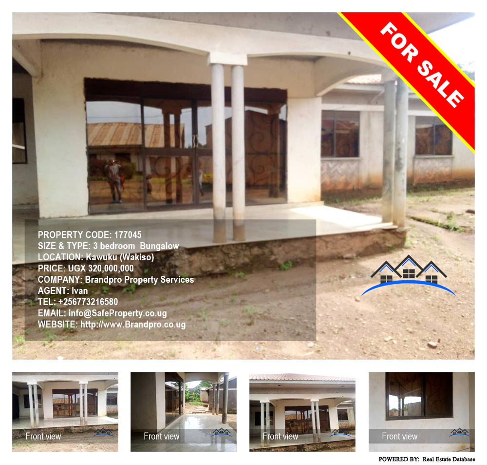 3 bedroom Bungalow  for sale in Kawuku Wakiso Uganda, code: 177045