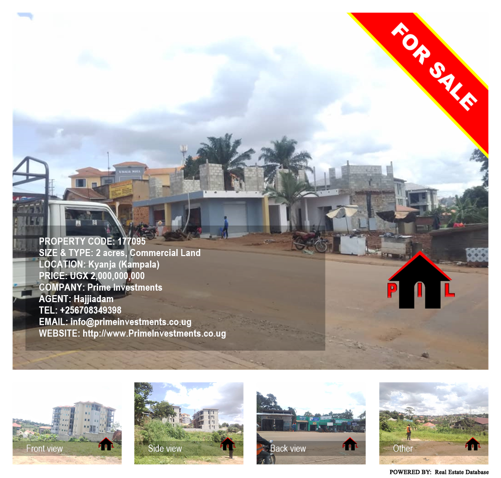 Commercial Land  for sale in Kyanja Kampala Uganda, code: 177095