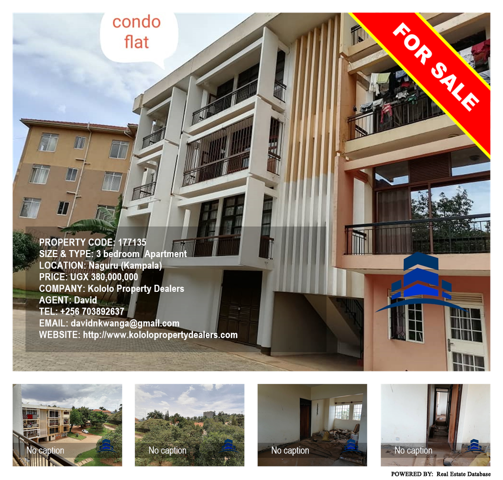 3 bedroom Apartment  for sale in Naguru Kampala Uganda, code: 177135