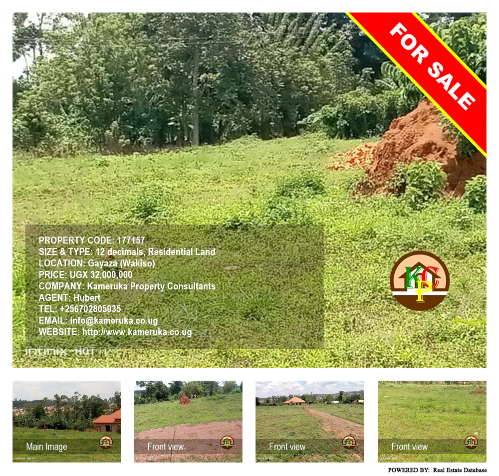 Residential Land  for sale in Gayaza Wakiso Uganda, code: 177157