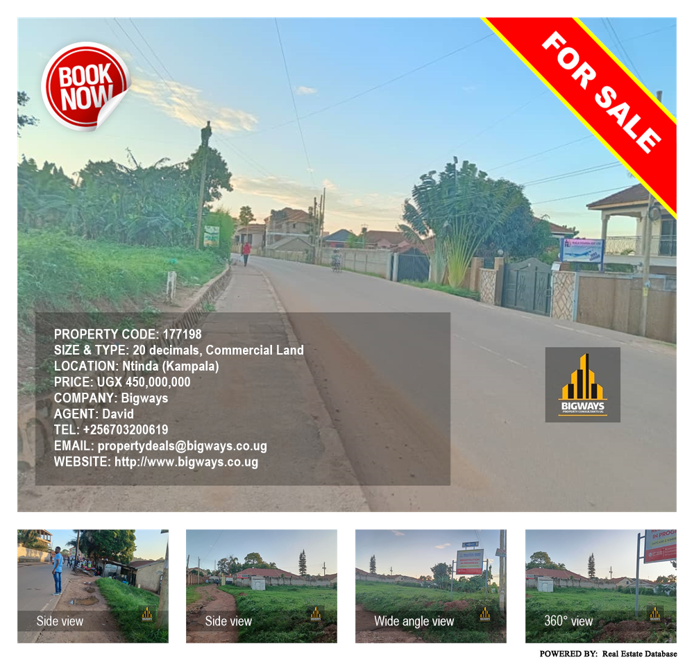 Commercial Land  for sale in Ntinda Kampala Uganda, code: 177198