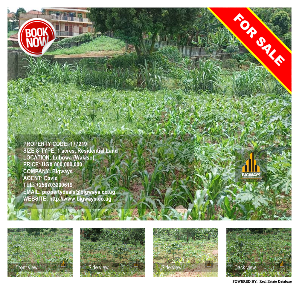 Residential Land  for sale in Lubowa Wakiso Uganda, code: 177219