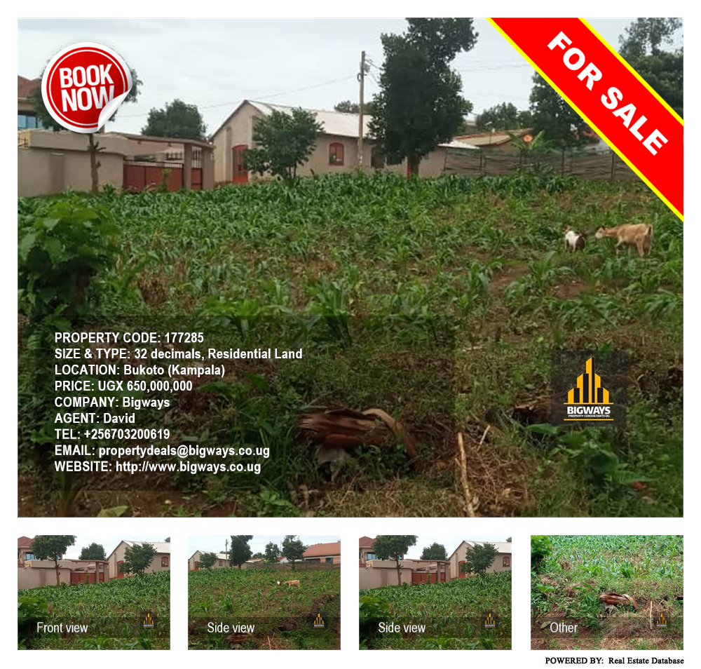 Residential Land  for sale in Bukoto Kampala Uganda, code: 177285