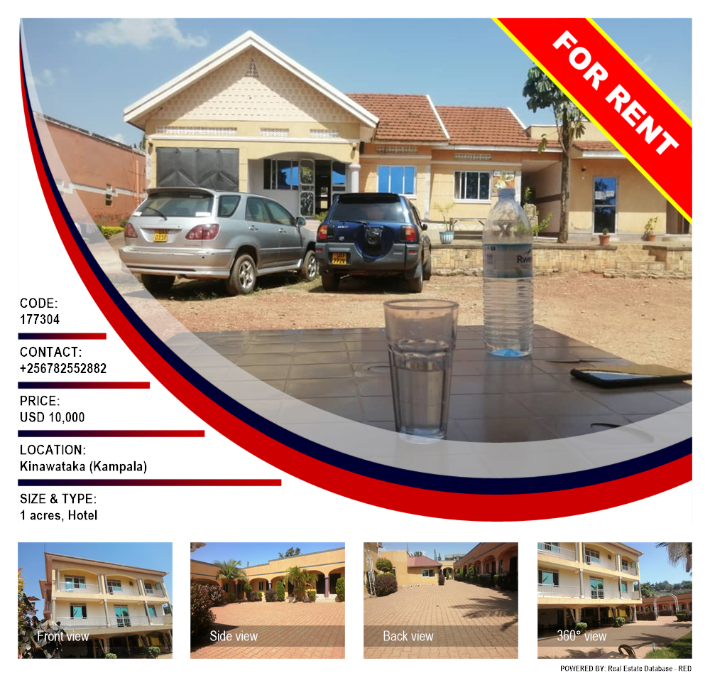 Hotel  for rent in Kinawataka Kampala Uganda, code: 177304