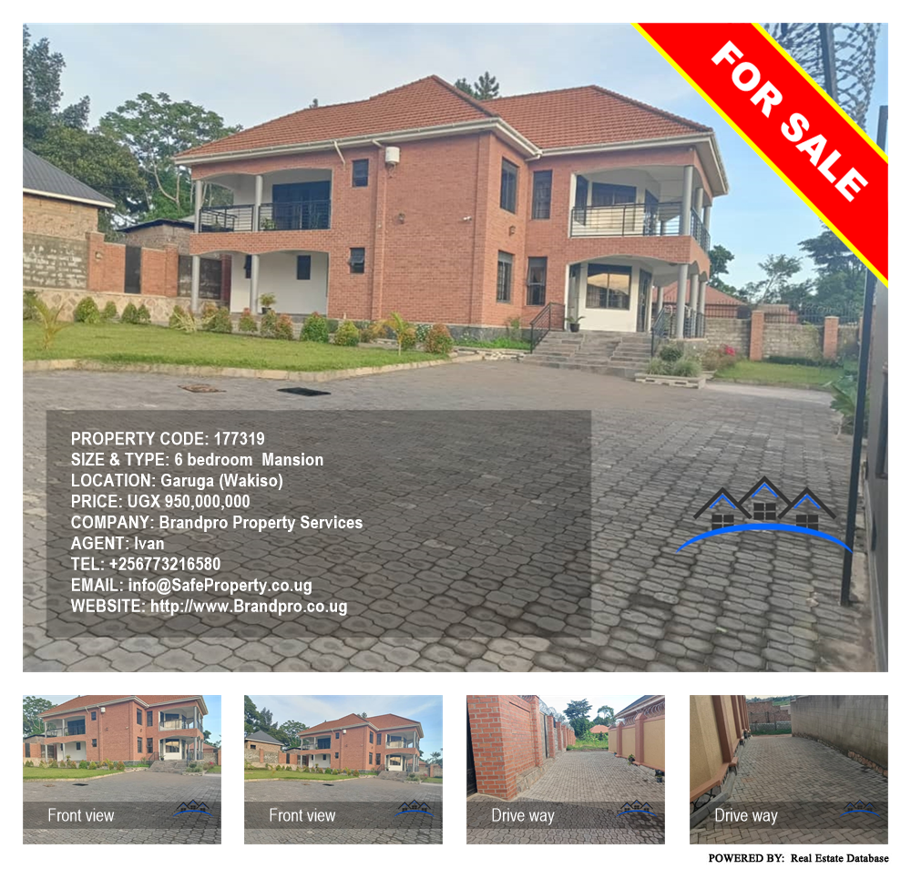 6 bedroom Mansion  for sale in Garuga Wakiso Uganda, code: 177319