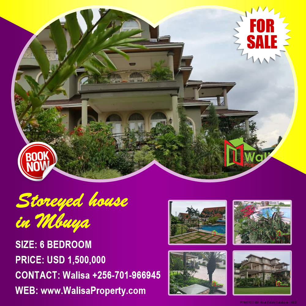 6 bedroom Storeyed house  for sale in Mbuya Kampala Uganda, code: 177355