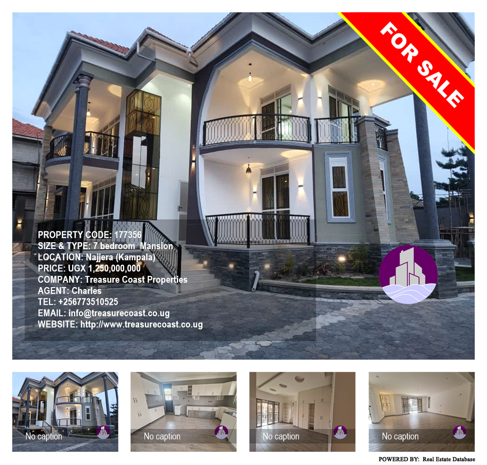 7 bedroom Mansion  for sale in Najjera Kampala Uganda, code: 177356