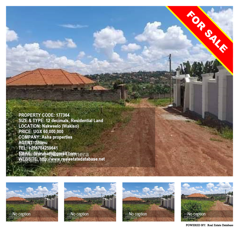 Residential Land  for sale in Nakweelo Wakiso Uganda, code: 177364