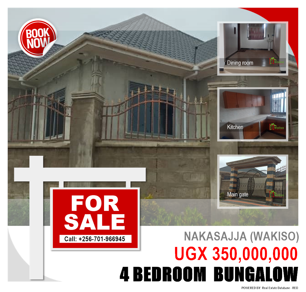 4 bedroom Bungalow  for sale in Nakassajja Wakiso Uganda, code: 177395