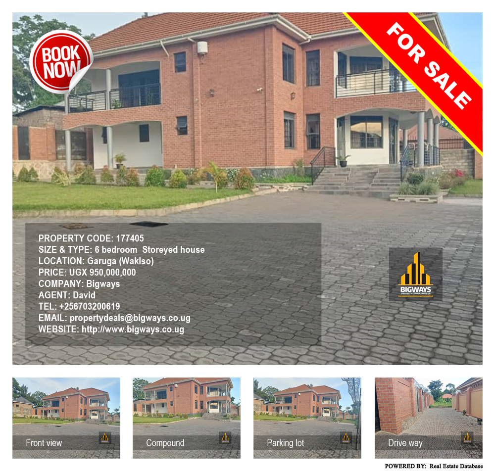 6 bedroom Storeyed house  for sale in Garuga Wakiso Uganda, code: 177405