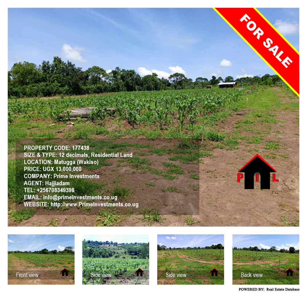 Residential Land  for sale in Matugga Wakiso Uganda, code: 177438