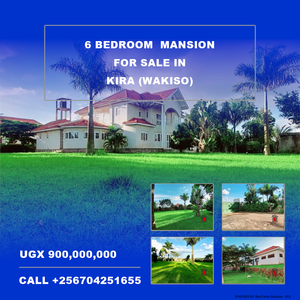 6 bedroom Mansion  for sale in Kira Wakiso Uganda, code: 177442