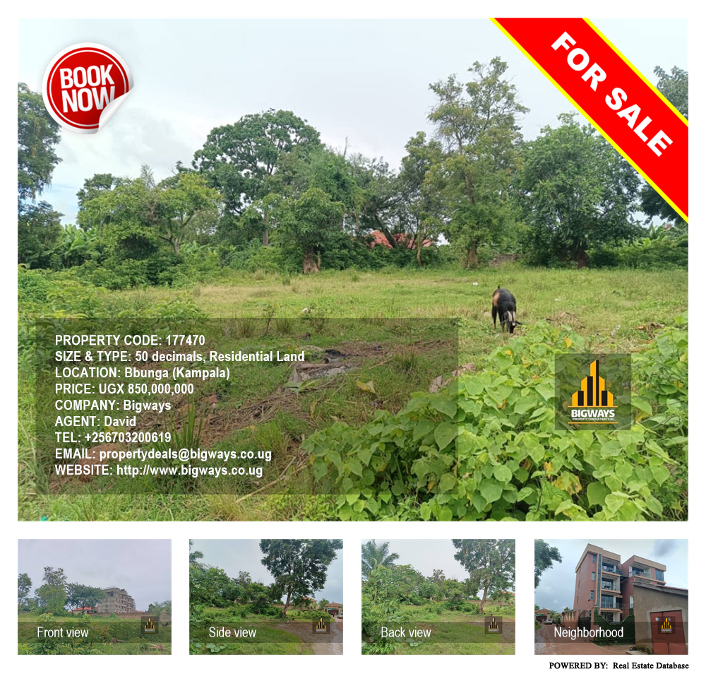 Residential Land  for sale in Bbunga Kampala Uganda, code: 177470