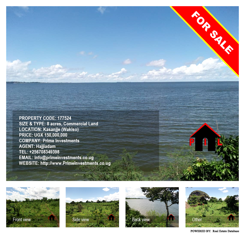 Commercial Land  for sale in Kasanjje Wakiso Uganda, code: 177524