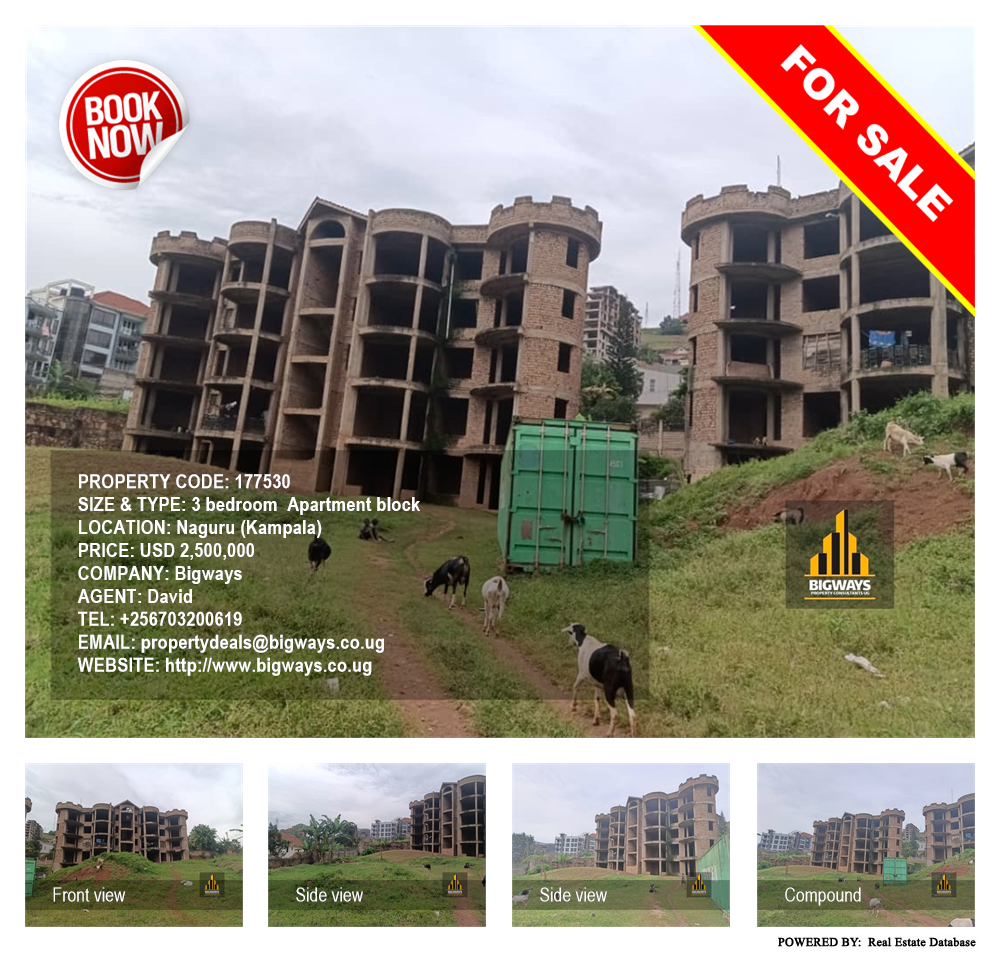 3 bedroom Apartment block  for sale in Naguru Kampala Uganda, code: 177530