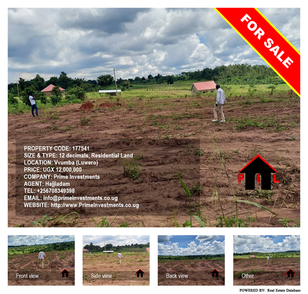 Residential Land  for sale in Vvumba Luweero Uganda, code: 177541