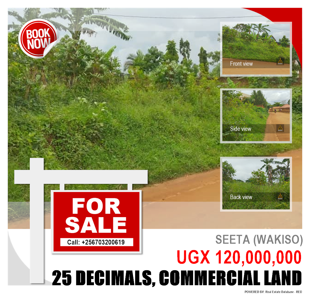 Commercial Land  for sale in Seeta Wakiso Uganda, code: 177614