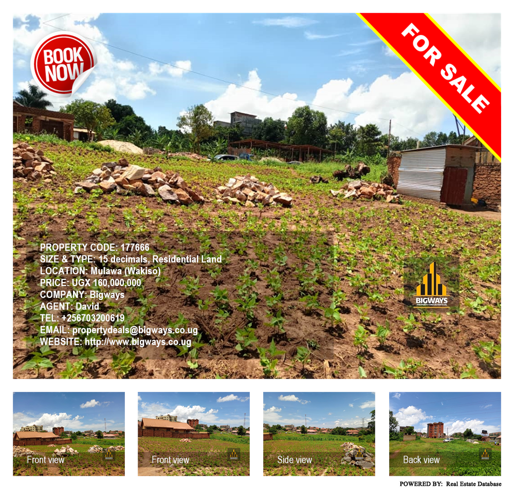 Residential Land  for sale in Mulawa Wakiso Uganda, code: 177666