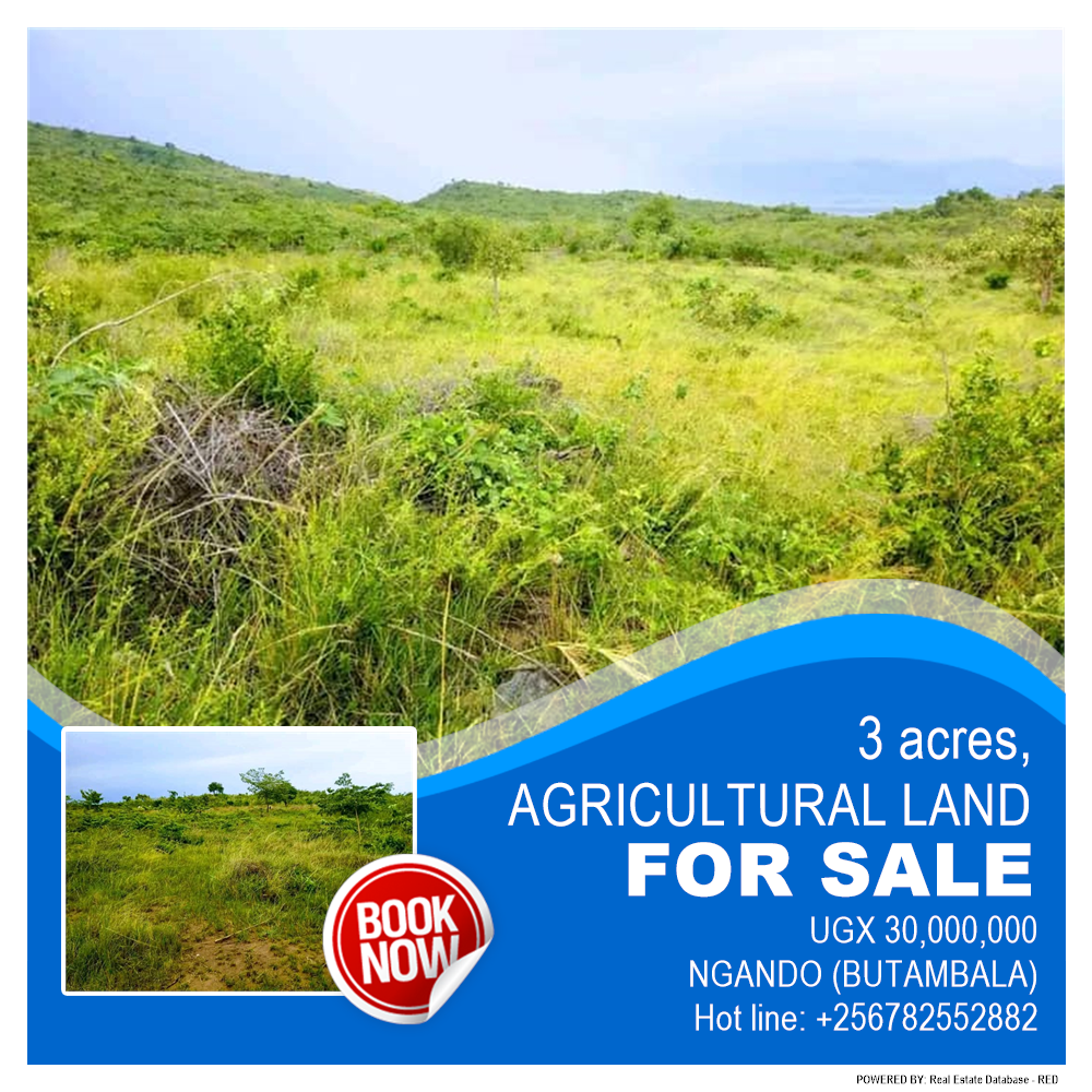 Agricultural Land  for sale in Ngando Butambala Uganda, code: 177670
