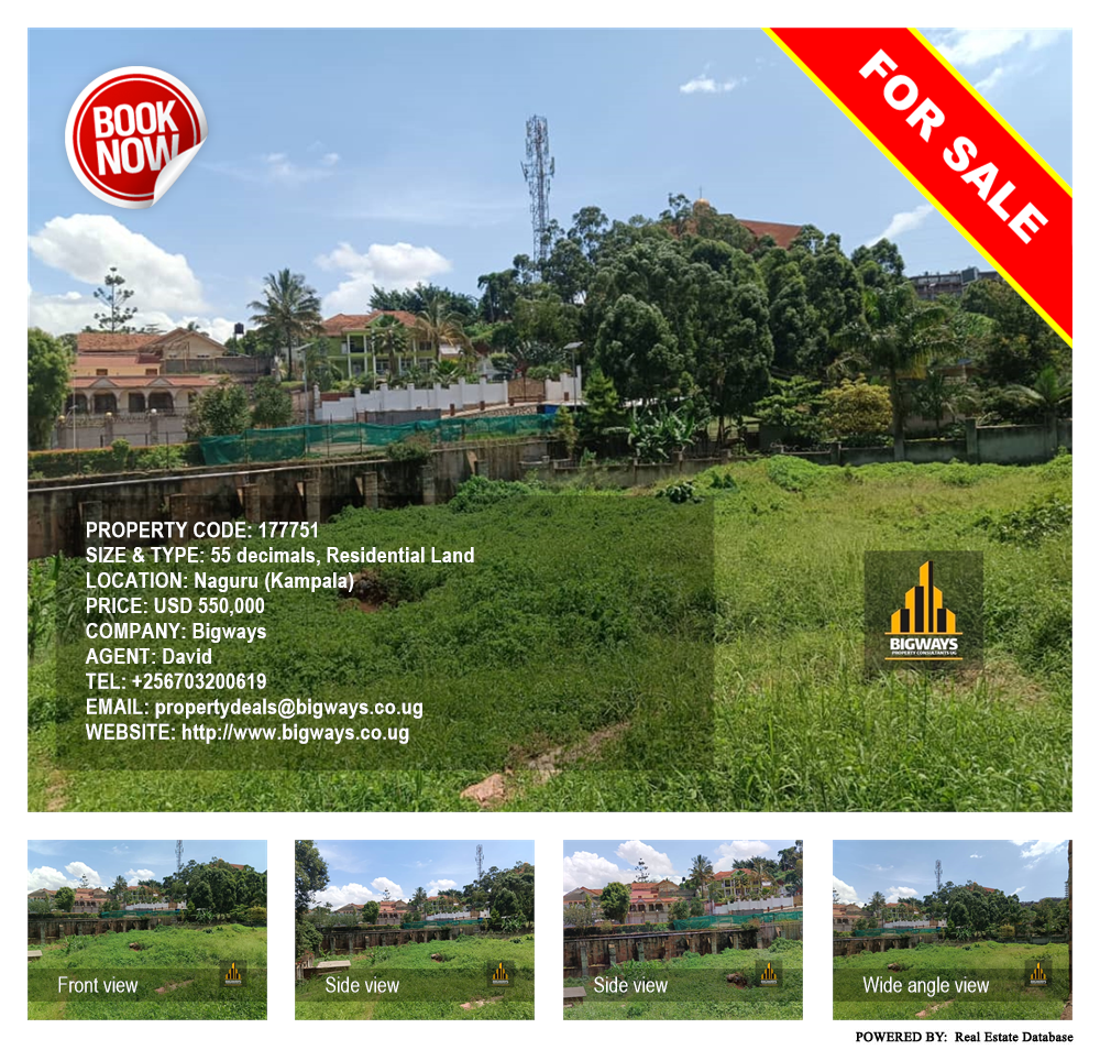 Residential Land  for sale in Naguru Kampala Uganda, code: 177751