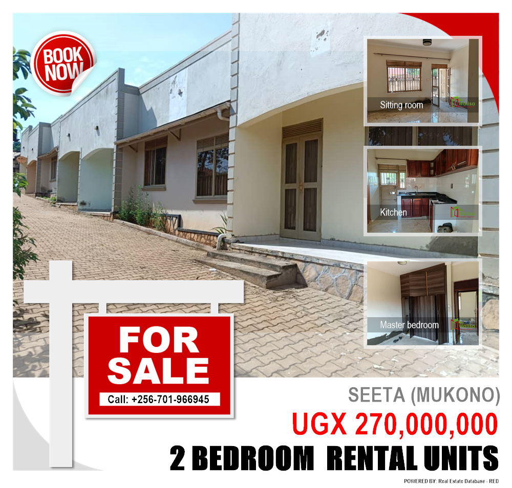 2 bedroom Rental units  for sale in Seeta Mukono Uganda, code: 177787