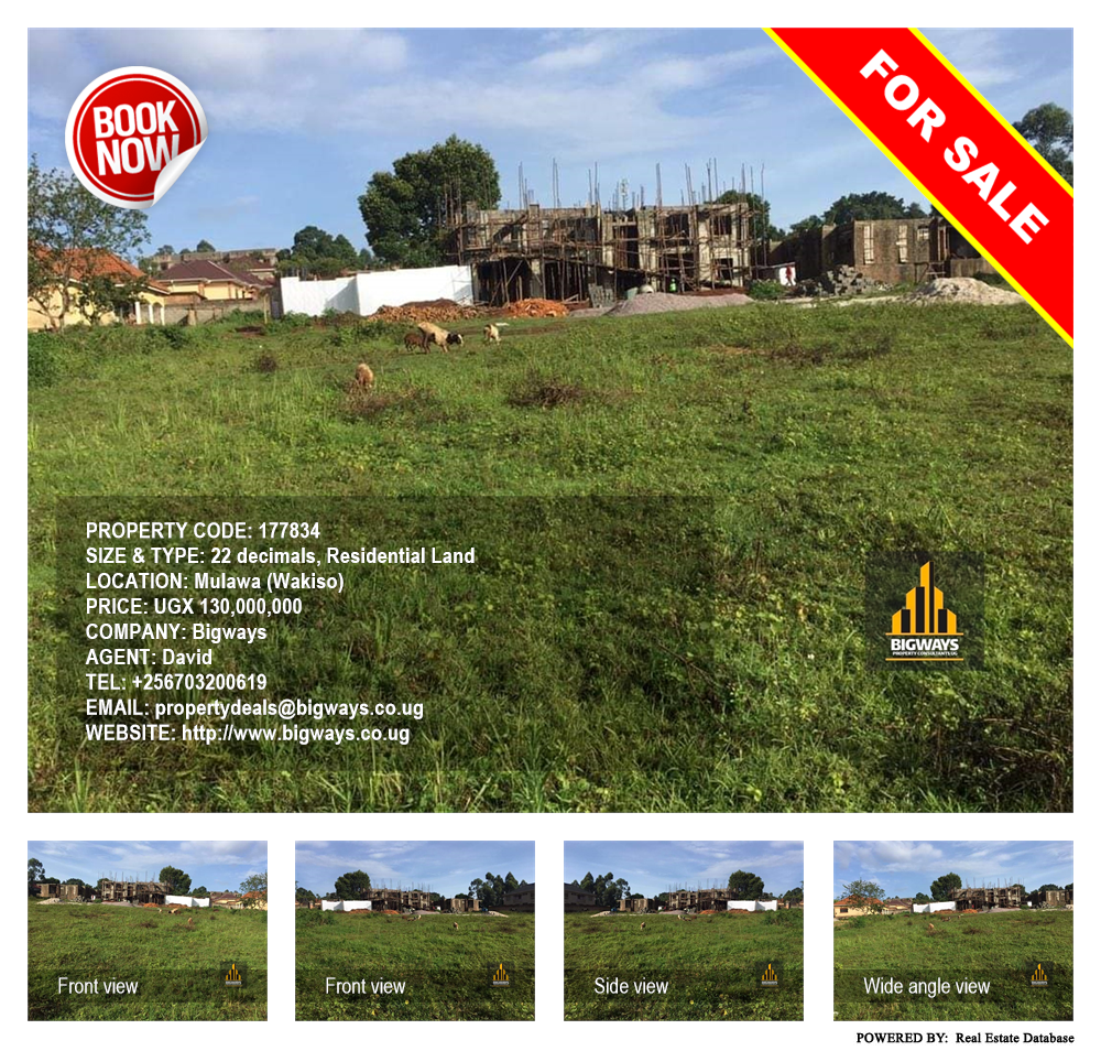 Residential Land  for sale in Mulawa Wakiso Uganda, code: 177834