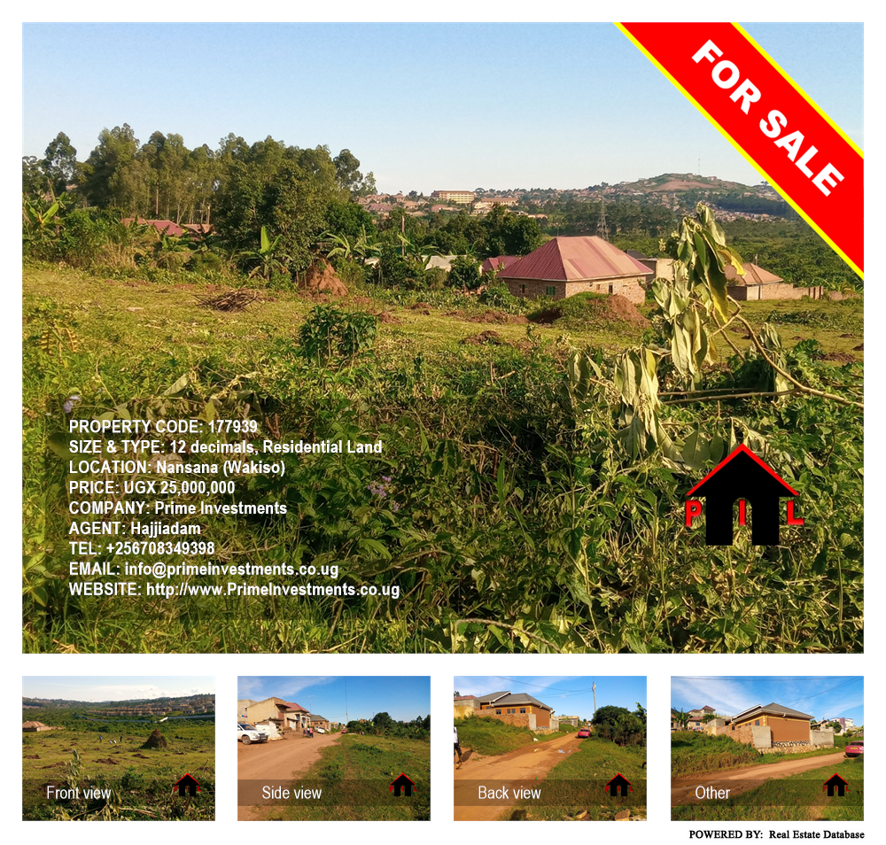Residential Land  for sale in Nansana Wakiso Uganda, code: 177939