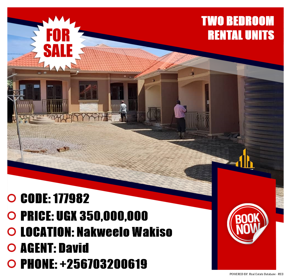 2 bedroom Rental units  for sale in Nakweelo Wakiso Uganda, code: 177982