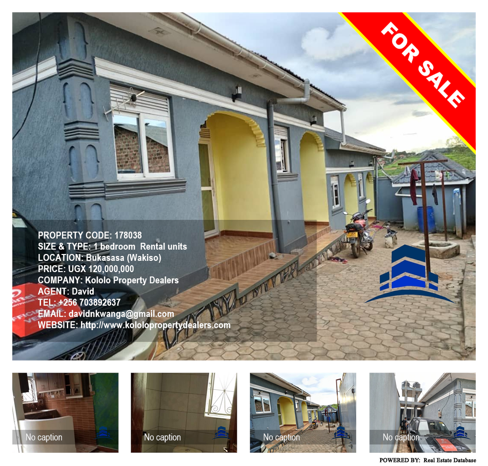 1 bedroom Rental units  for sale in Bukasasa Wakiso Uganda, code: 178038