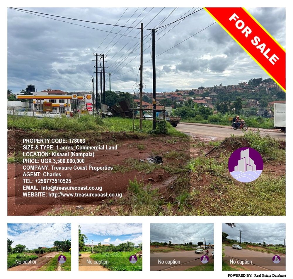 Commercial Land  for sale in Kisaasi Kampala Uganda, code: 178063