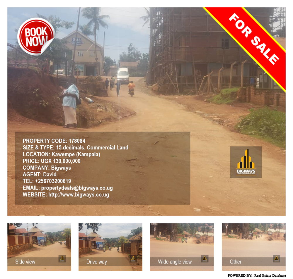 Commercial Land  for sale in Kawempe Kampala Uganda, code: 178084