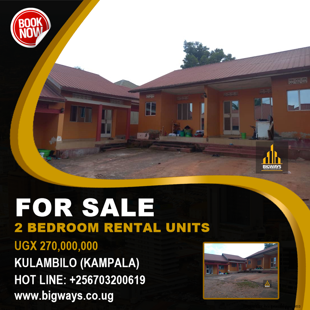 2 bedroom Rental units  for sale in Kulambilo Kampala Uganda, code: 178088