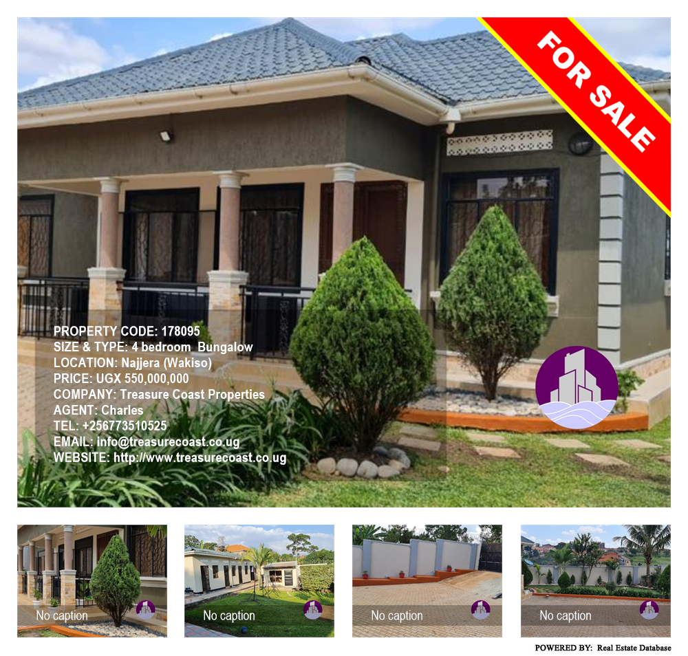 4 bedroom Bungalow  for sale in Najjera Wakiso Uganda, code: 178095