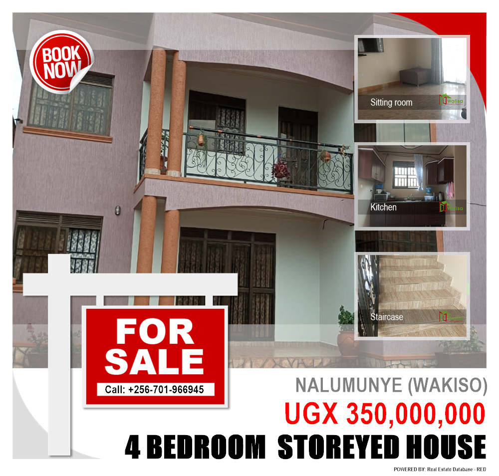 4 bedroom Storeyed house  for sale in Nalumunye Wakiso Uganda, code: 178123