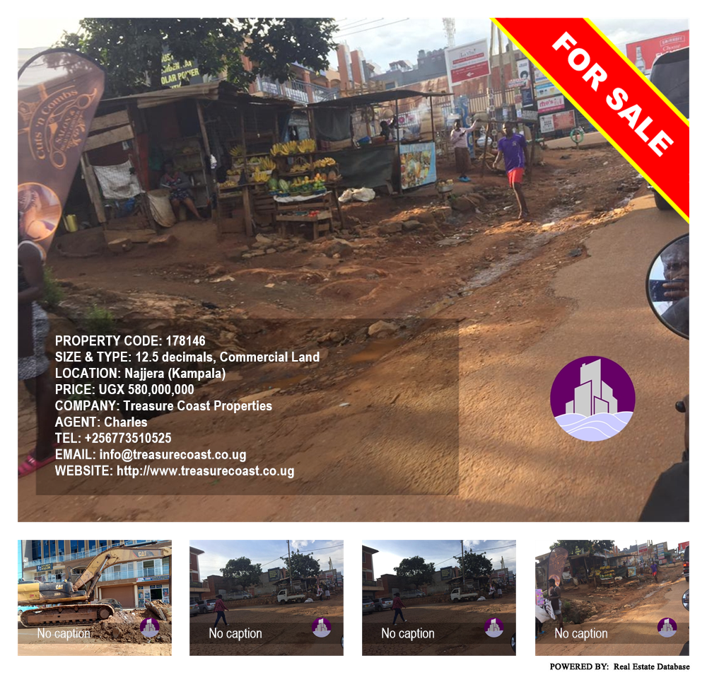 Commercial Land  for sale in Najjera Kampala Uganda, code: 178146