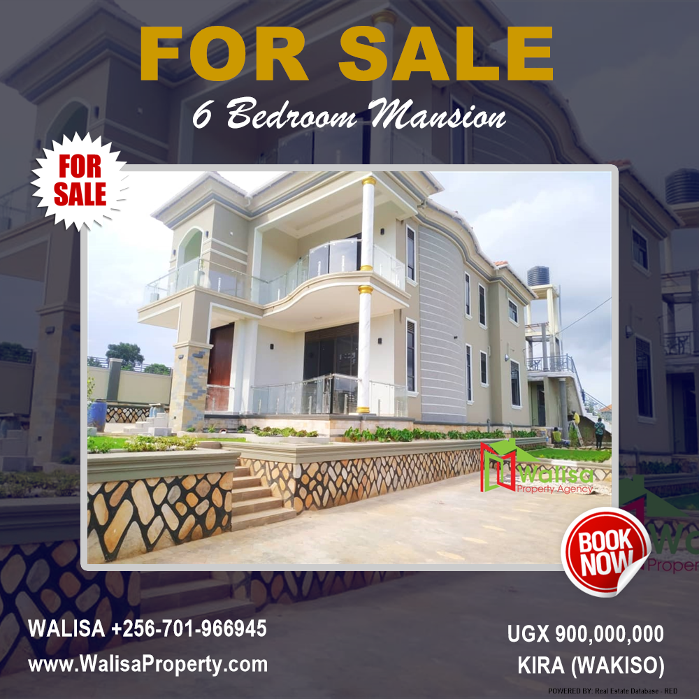 6 bedroom Mansion  for sale in Kira Wakiso Uganda, code: 178147