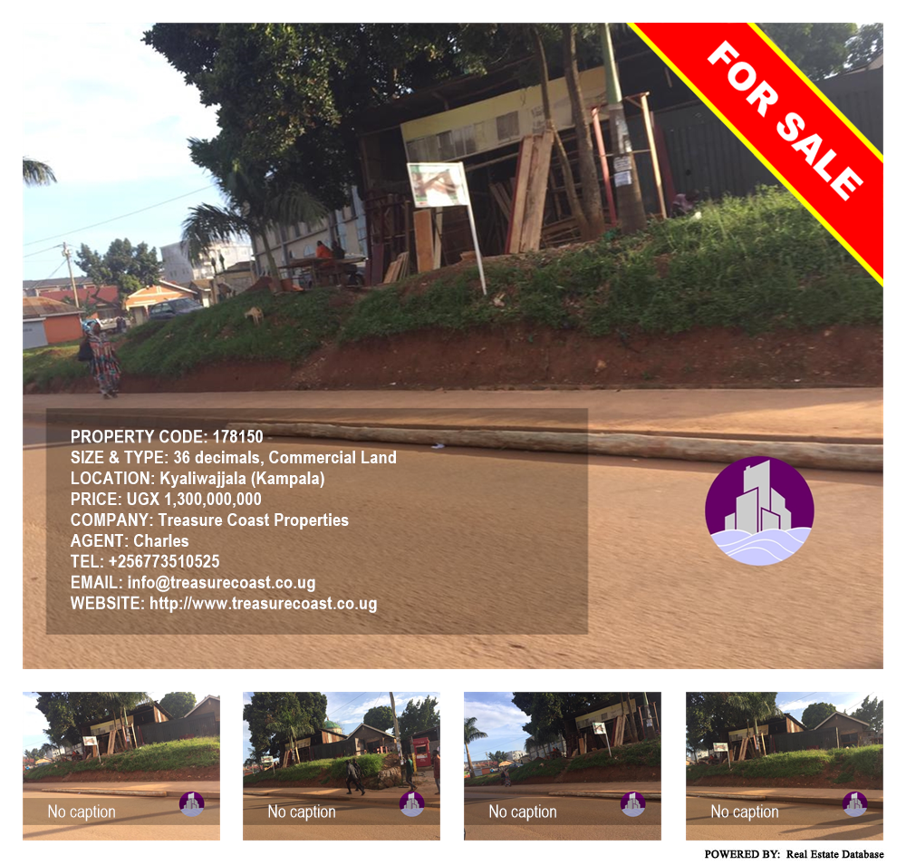 Commercial Land  for sale in Kyaliwajjala Kampala Uganda, code: 178150