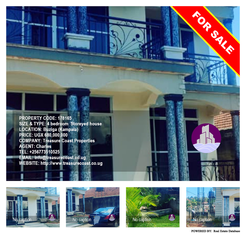 4 bedroom Storeyed house  for sale in Buziga Kampala Uganda, code: 178165
