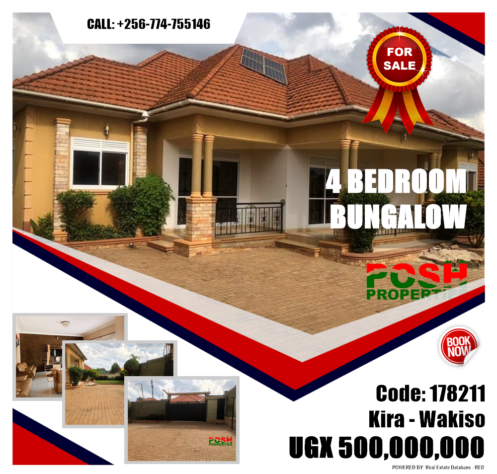 4 bedroom Bungalow  for sale in Kira Wakiso Uganda, code: 178211