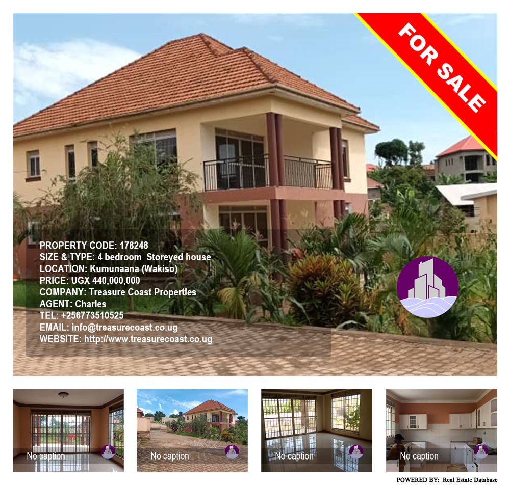 4 bedroom Storeyed house  for sale in Kumunaana Wakiso Uganda, code: 178248