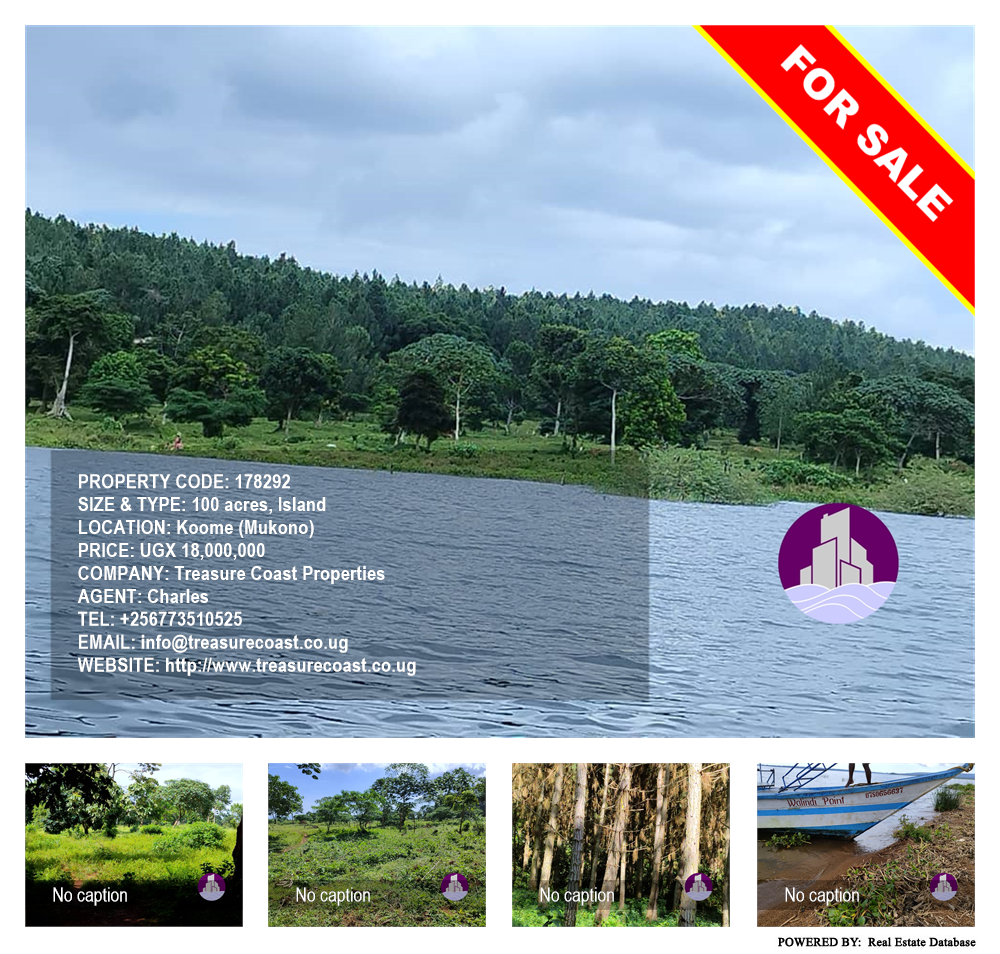 Island  for sale in Koome Mukono Uganda, code: 178292