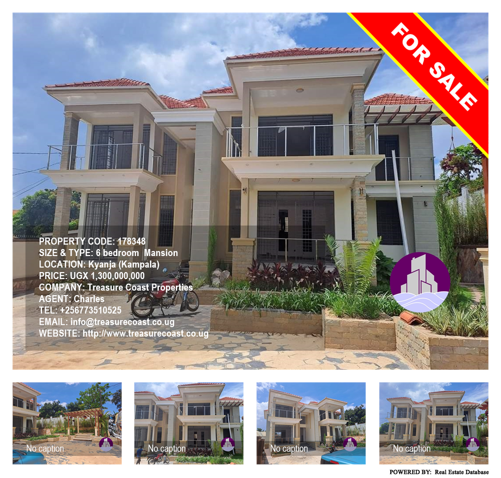 6 bedroom Mansion  for sale in Kyanja Kampala Uganda, code: 178348