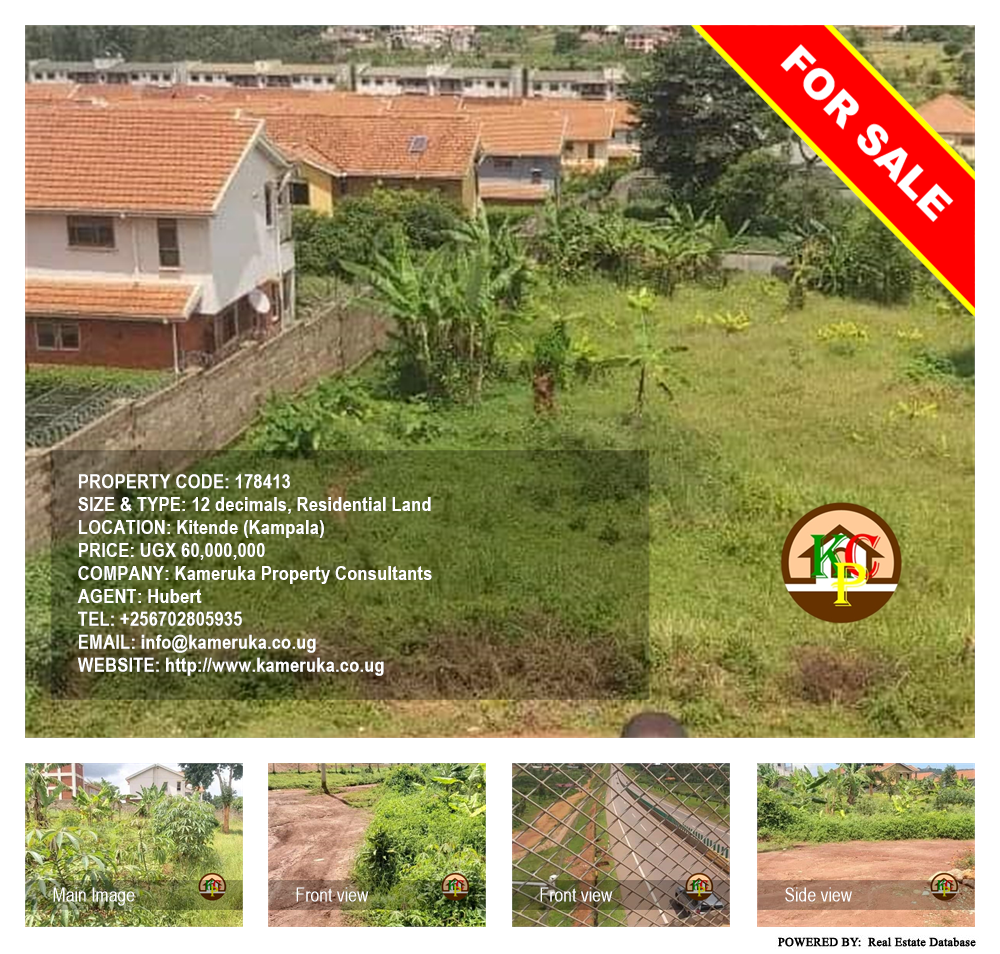 Residential Land  for sale in Kitende Kampala Uganda, code: 178413