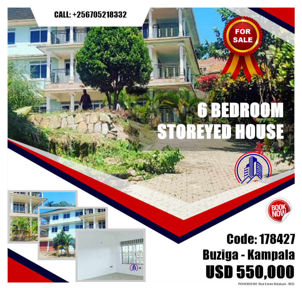 6 bedroom Storeyed house  for sale in Buziga Kampala Uganda, code: 178427